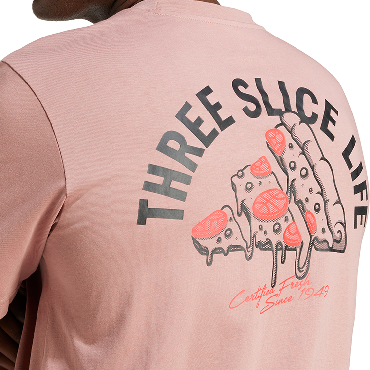 Tricou bărbătesc Adidas M L PIZZA TEE S Rosu photo 4