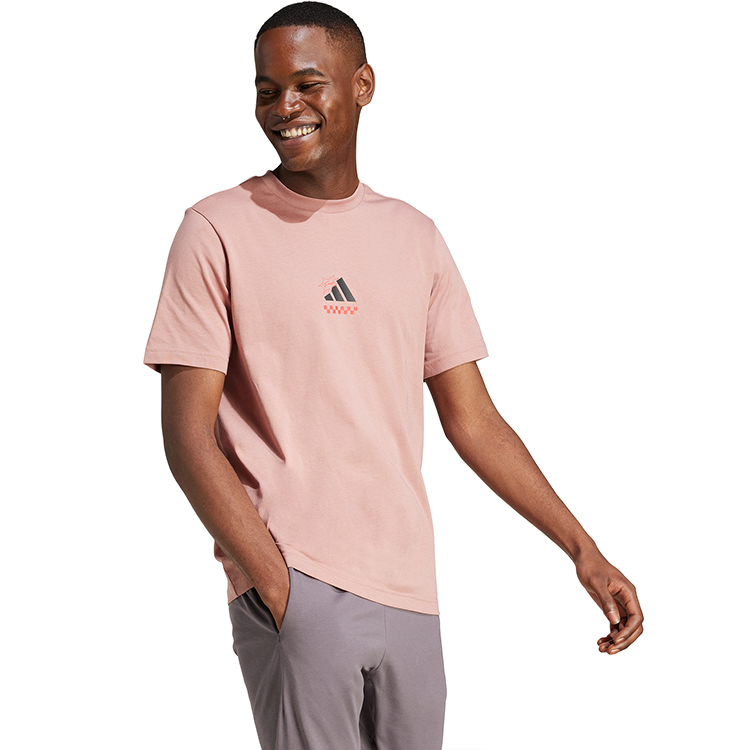 Tricou bărbătesc Adidas M L PIZZA TEE S Rosu photo 5