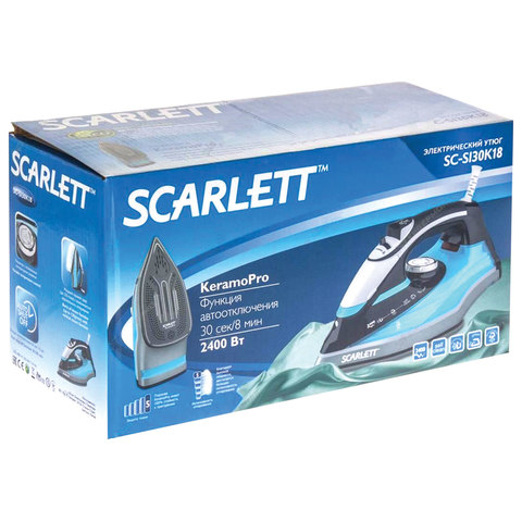 Утюг Scarlett SC-SI30K18, 2400Вт, Керамика photo 4