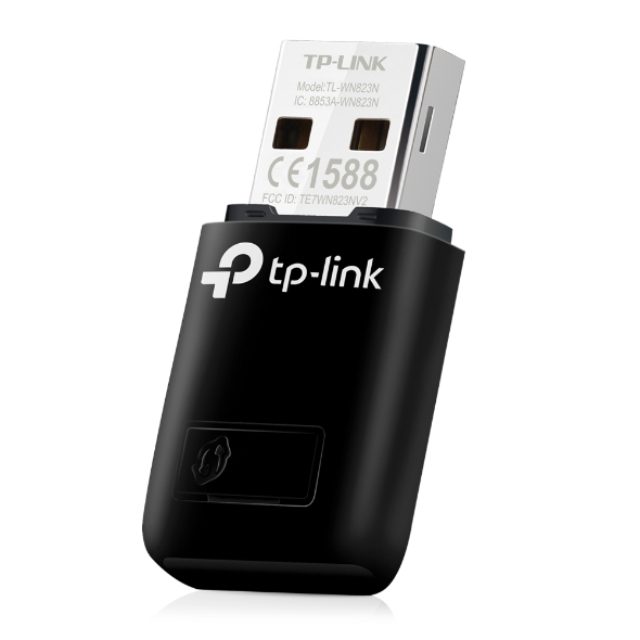 TP-LINK TL-WN823N  N300 Wireless Mini USB Adapter, Realtek, 2T2R, 300Mbps on 2.4Ghz, 802.11b/g/n, QSS button, autorun utility photo 3