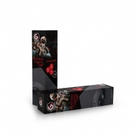 Gembird Mouse pad MP-GAME-XL, Gaming, Dimensions: 350 x 900 x 3 mm, Material: natural rubber foam + fabric, Black thumbnav 2