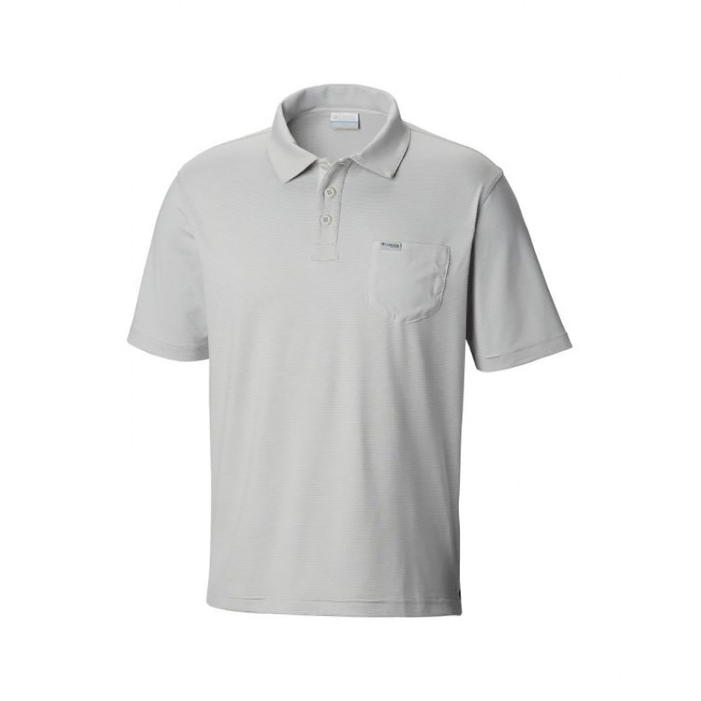 Мужские Поло Columbia Slack Tide Pocket Polo S Серый photo 1 Мужские Поло Columbia Slack Tide Pocket Polo S Серый photo 1