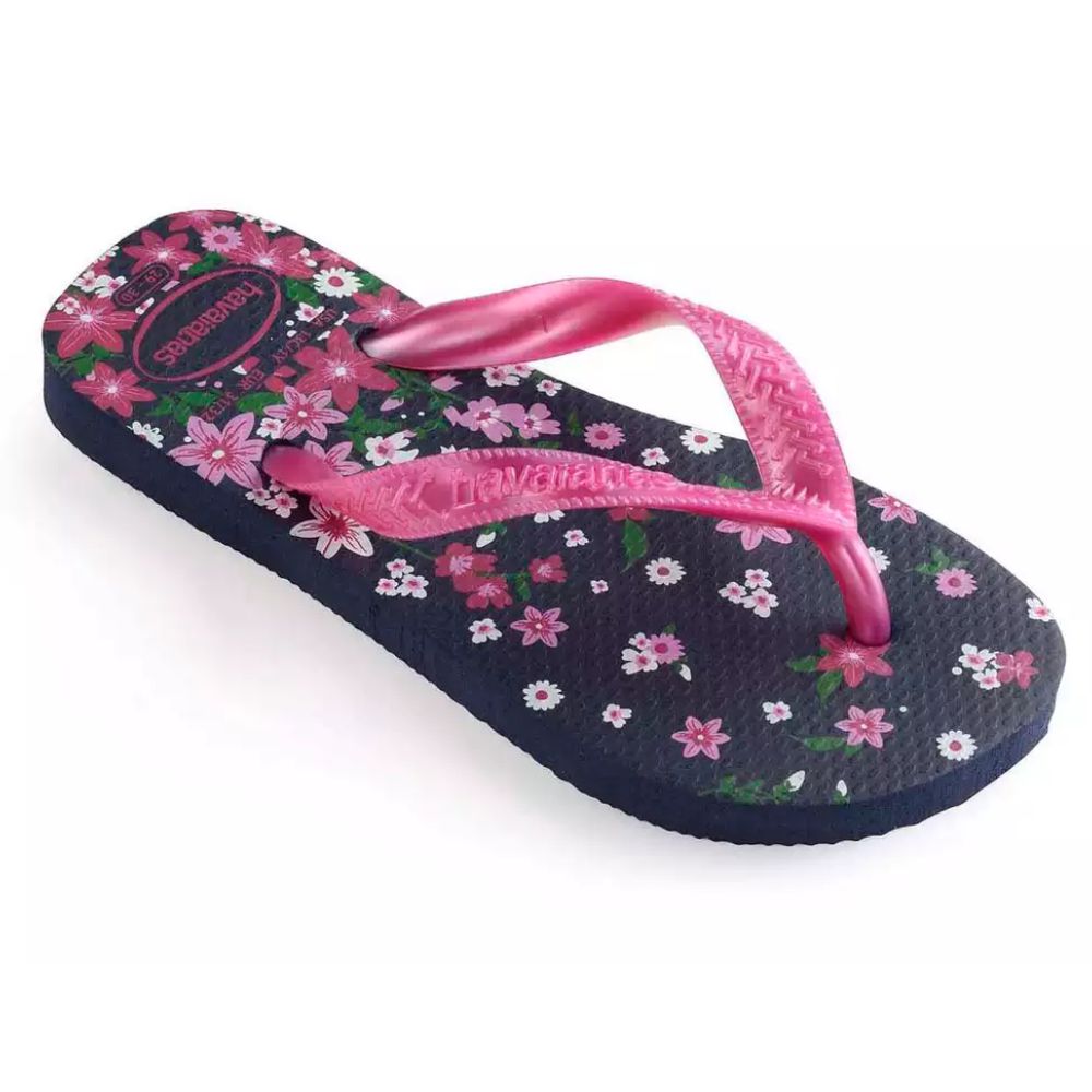 Slapi Havaianas FLORES / 27/28 cm / Mov photo 3
