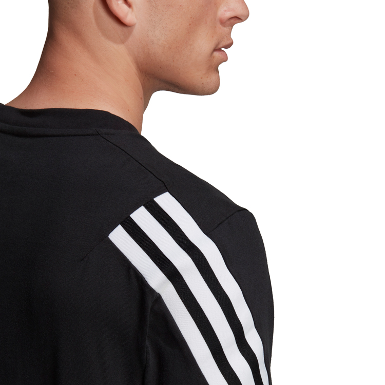 Tricou bărbătesc Adidas M FI 3S Tee S Negru photo 2