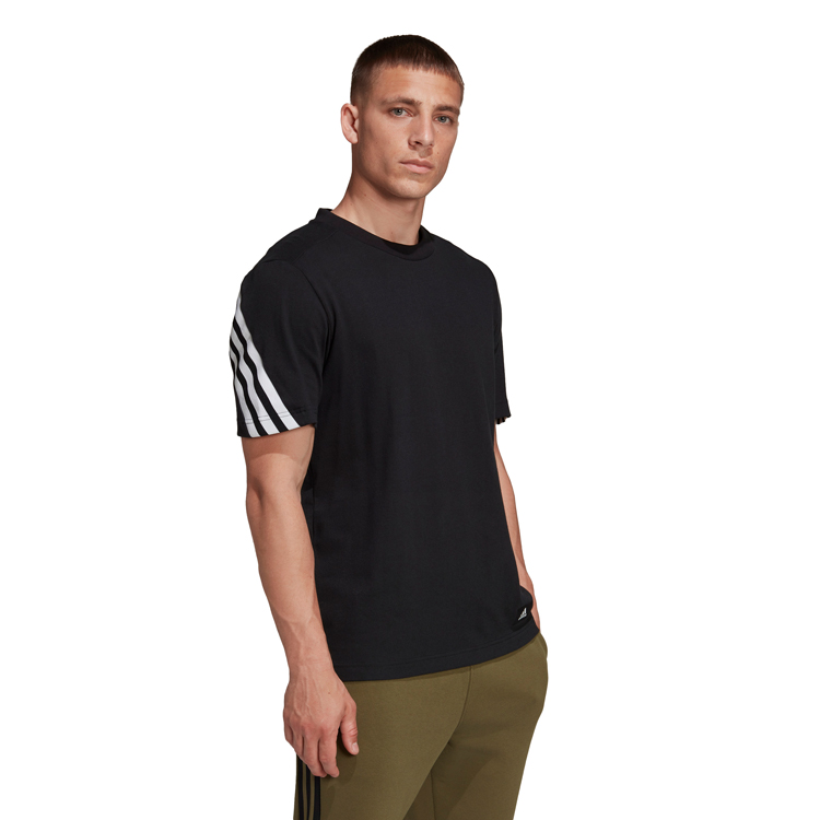 Tricou bărbătesc Adidas M FI 3S Tee S Negru photo 5