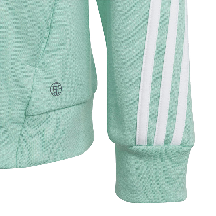Hanorac Adidas U FI 3S FZ HD / Femei / 128 / Verde photo 4