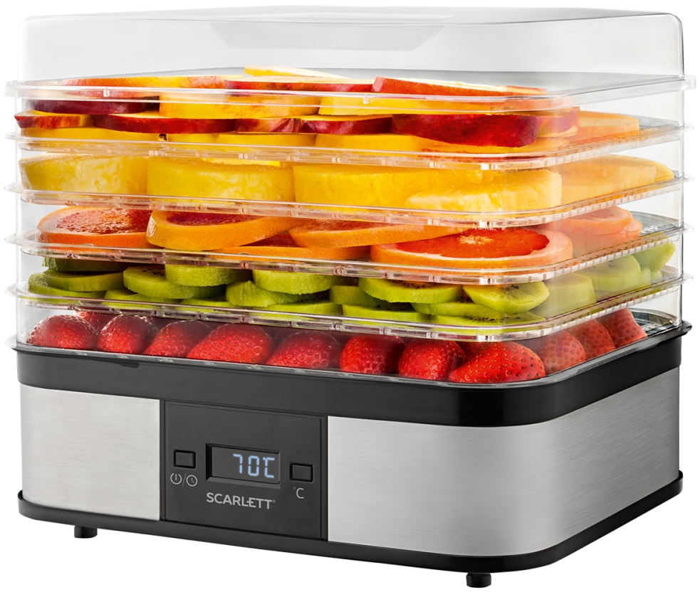 Сушилка для овощей и фруктов Scarlett SC FD421T19 photo 1 Сушилка для овощей и фруктов Scarlett SC FD421T19 photo 1