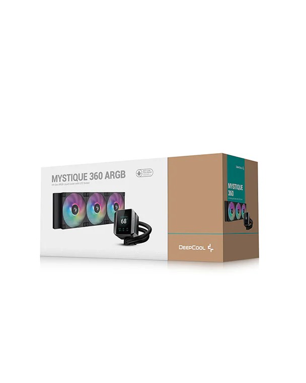 Жидкостный охладитель DEEPCOOL MYSTIQUE 360 ARGB/ Universal/ <38.71dBA/ 72.04 CFM/ Black photo 6