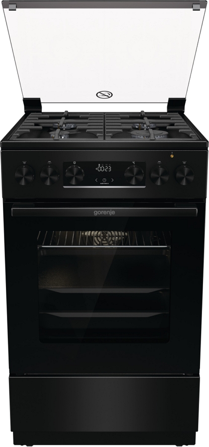Газовая плита Gorenje MEKS5141B / 4 конфорок / 50 см / Черный photo 1