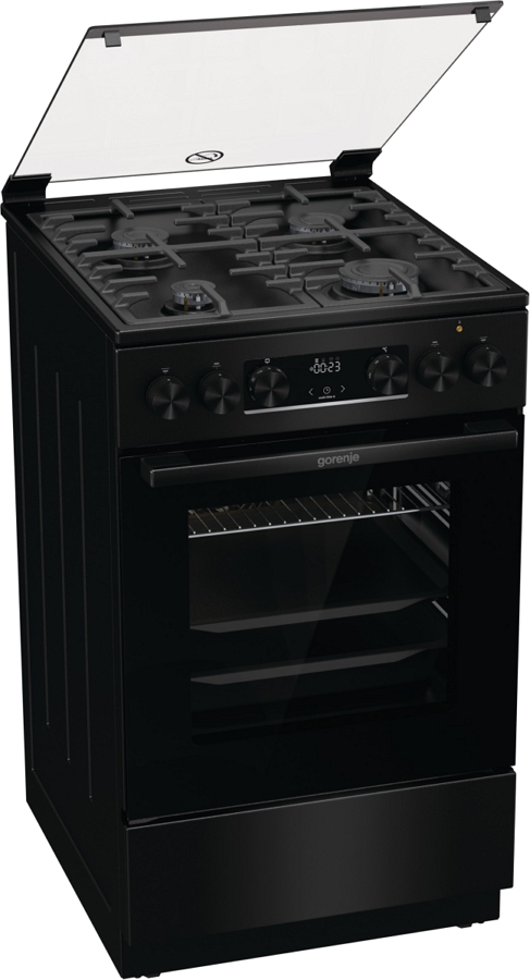 Газовая плита Gorenje MEKS5141B / 4 конфорок / 50 см / Черный photo 2