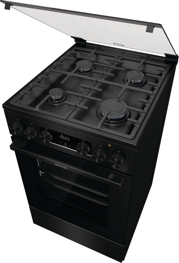 Газовая плита Gorenje MEKS5141B / 4 конфорок / 50 см / Черный photo 3