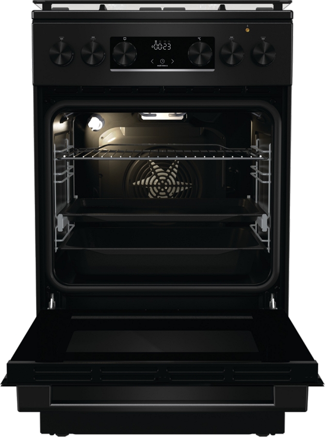 Газовая плита Gorenje MEKS5141B / 4 конфорок / 50 см / Черный photo 4