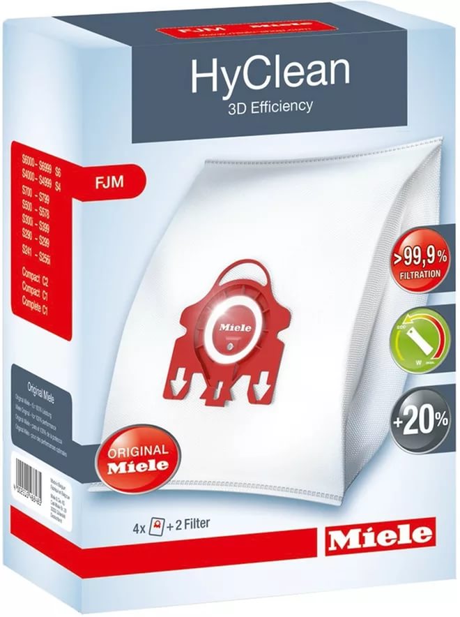 Мешки для пылесоса Miele FJM HyClean 3D, Бельгия photo 1 Мешки для пылесоса Miele FJM HyClean 3D, Бельгия photo 1