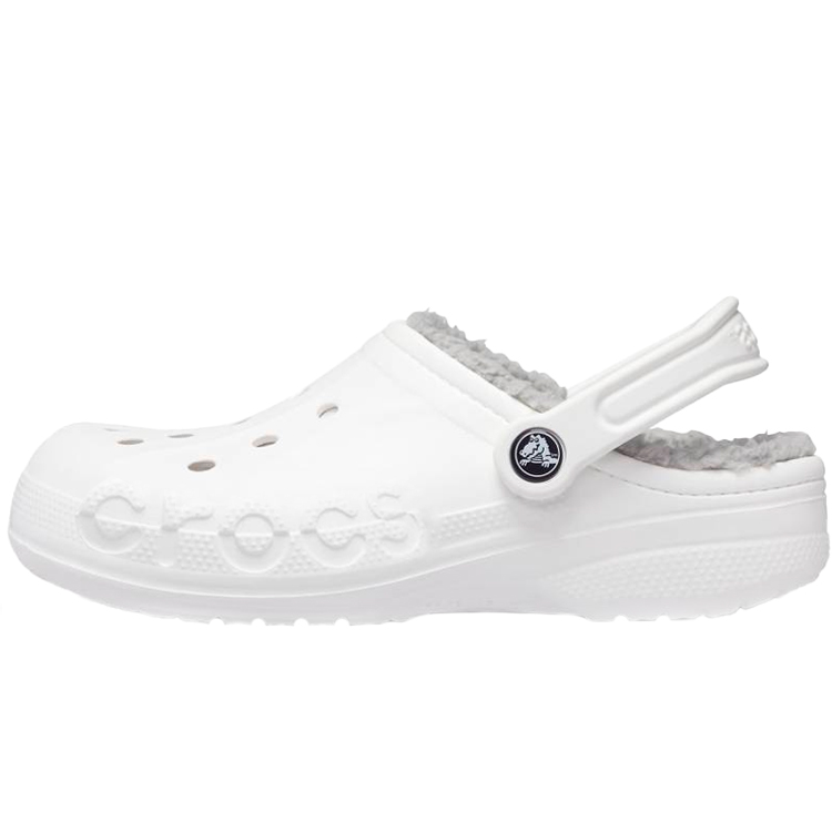Slapi Crocs Baya Lined pt Femei / 36-37 / Alb photo 1 Slapi Crocs Baya Lined pt Femei / 36-37 / Alb photo 1