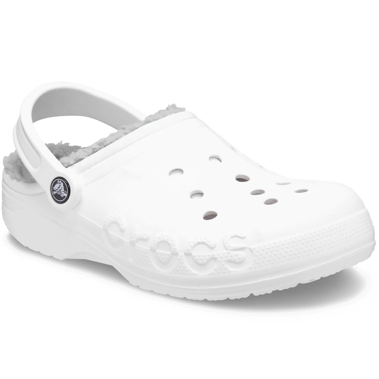 Slapi Crocs Baya Lined pt Femei / 36-37 / Alb photo 2