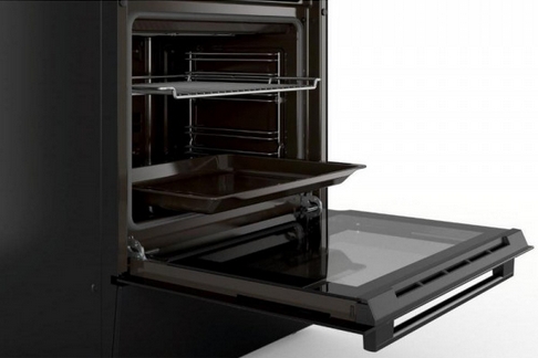 Газовая плита Bosch HXN390D61L / 4 конфорок / 60 см / Черный photo 2