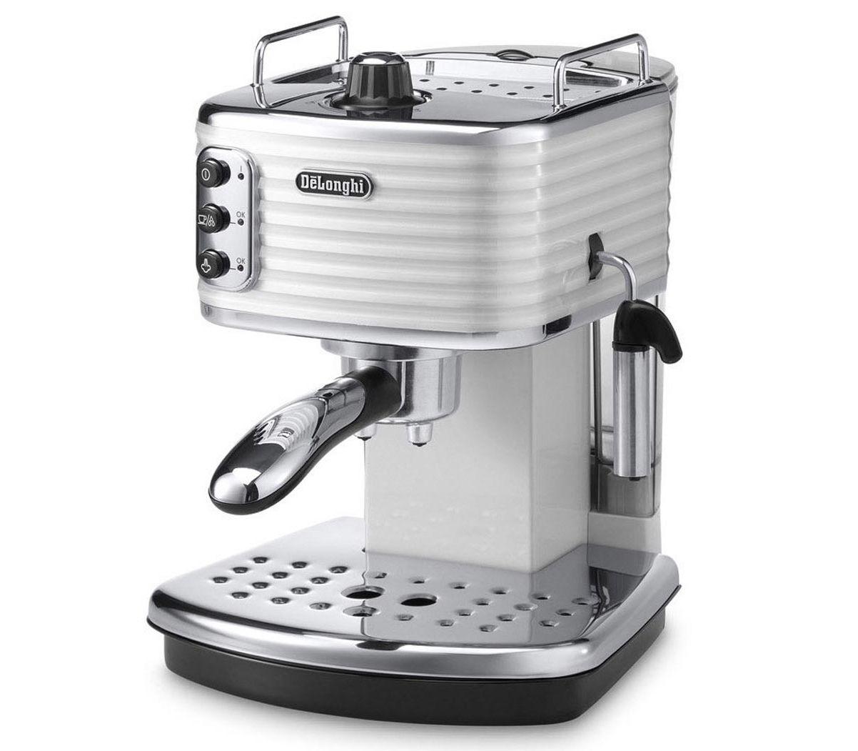 Cafetiera Delonghi ECZ351W / 1.4 l / Manuala / Macinata, pad cafea photo 1 Cafetiera Delonghi ECZ351W / 1.4 l / Manuala / Macinata, pad cafea photo 1
