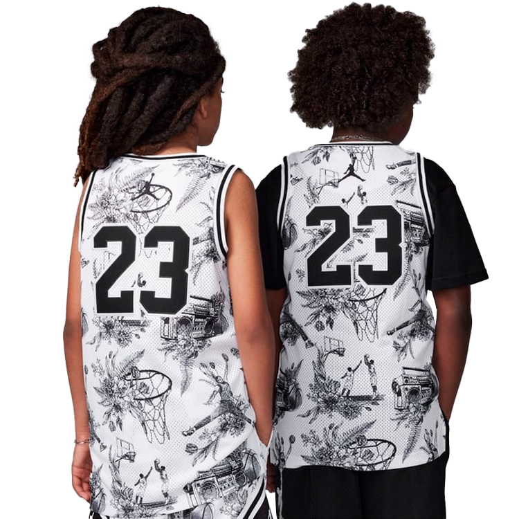 Maiou Nike JDN JORDAN 23 AOP JERSEY / Barbati / XL / Alb photo 3