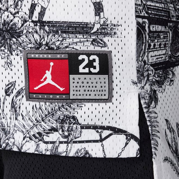 Maiou Nike JDN JORDAN 23 AOP JERSEY / Barbati / XL / Alb photo 5