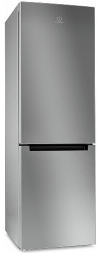 Frigider cu doua usi Indesit DF 4181 X / 298 l / 185 cm / A+ / Gri photo 2