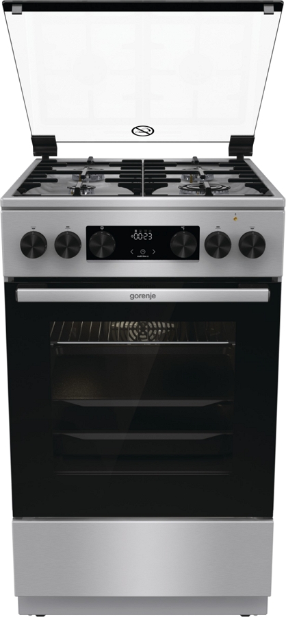 Газовая плита Gorenje MEKS5141X / 4 конфорок / 50 см / Нержавеющая сталь photo 1