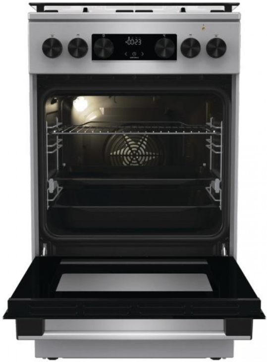 Газовая плита Gorenje MEKS5141X / 4 конфорок / 50 см / Нержавеющая сталь photo 2
