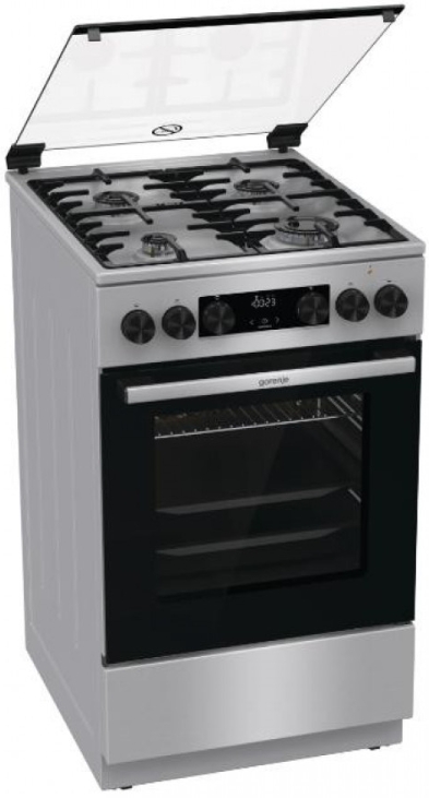 Газовая плита Gorenje MEKS5141X / 4 конфорок / 50 см / Нержавеющая сталь photo 6