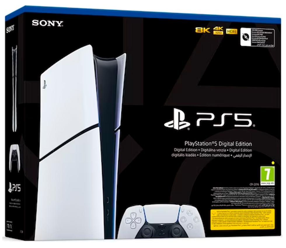 Consola pentru jocuri Sony PlayStation 5 Slim Digital Edition - White photo 5