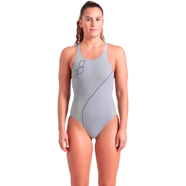 Купальник Arena TRAIL SWIMSUIT V BACK 36 Серый Женский photo 1 Купальник Arena TRAIL SWIMSUIT V BACK 36 Серый Женский photo 1