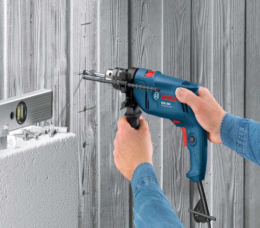 Дрель ударная Bosch GSB 1300 (06011A1020) photo 2
