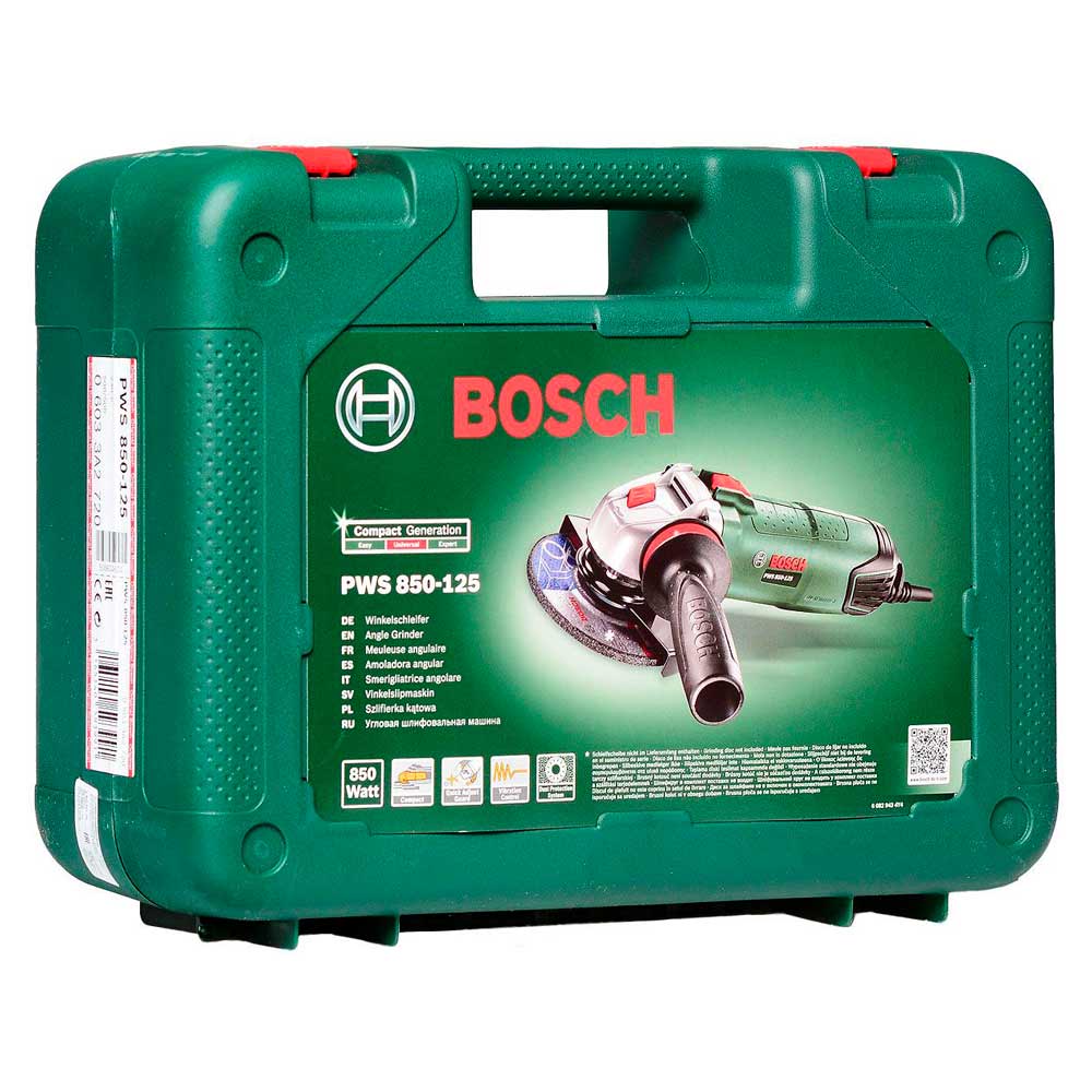 Угловая шлифмашина Bosch PWS 850-125, 06033A2720 photo 3