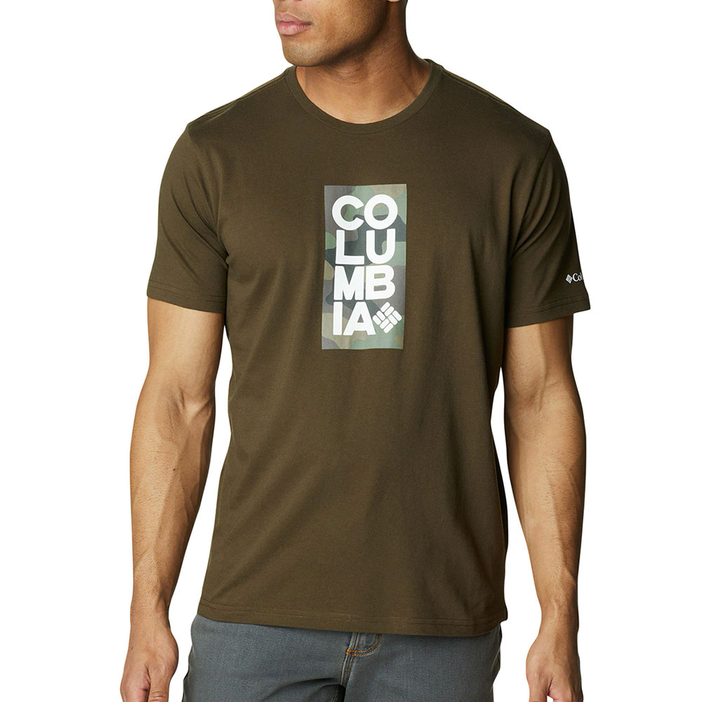 Футболка мужская Columbia Trek Logo Short Sleeve Shirt S Коричневый photo 1 Футболка мужская Columbia Trek Logo Short Sleeve Shirt S Коричневый photo 1