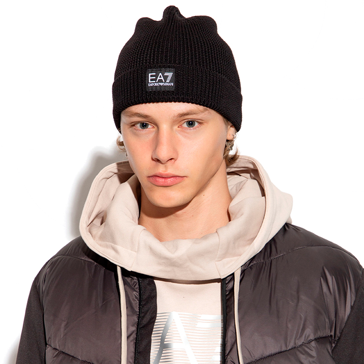 Caciula EA7 EMPORIO ARMANI BEANIE HAT S Negru photo 2