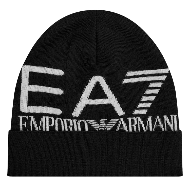 Caciula EA7 EMPORIO ARMANI OVERSIZE LOGO MANS S Negru photo 1 Caciula EA7 EMPORIO ARMANI OVERSIZE LOGO MANS S Negru photo 1