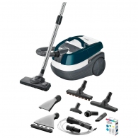 Aspirator cu filtru aqua Bosch BWD41720, 1700 W, 85 dB, Alb cu albastru thumbnav 2