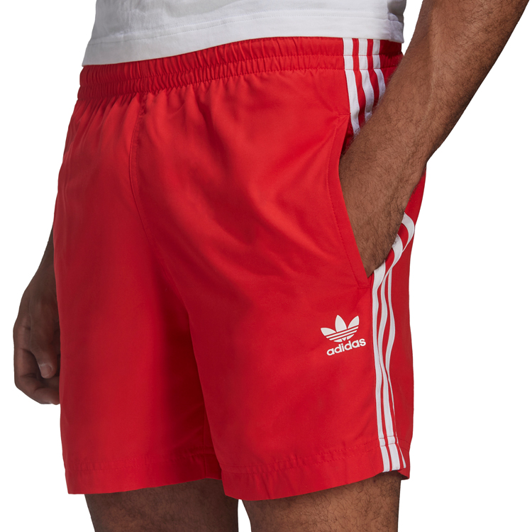 Шорты для плавания Adidas 3-STRIPES SWIMS/Красный photo 5