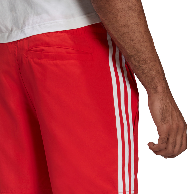 Шорты для плавания Adidas 3-STRIPES SWIMS/Красный photo 6
