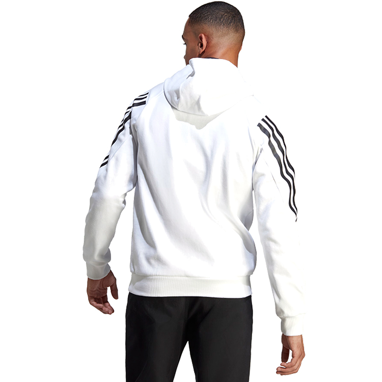 Hanorac pt bărbați Adidas M FI 3S HD S Alb photo 3