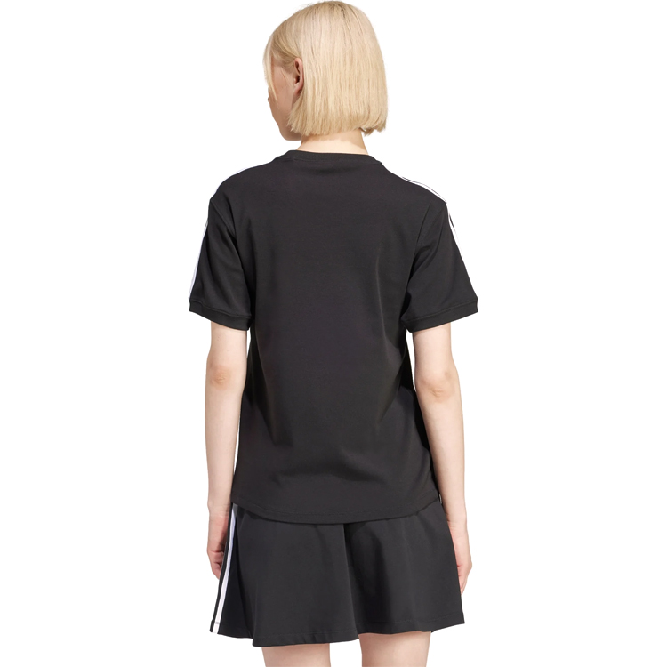 Футболка Adidas 3 STRIPE TEE XXS Черный Женский photo 3