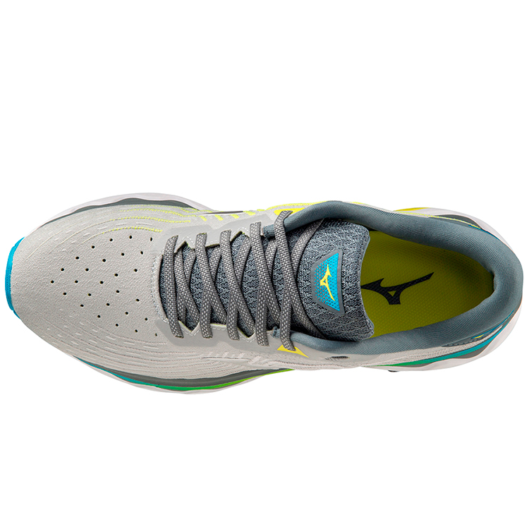 Кроссовки Mizuno WAVE HORIZON 6  / Мужской / 41 / Серый/Синий photo 3