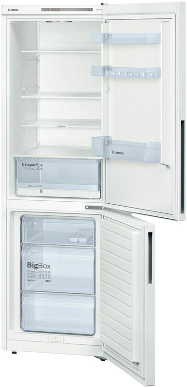 Frigider cu doua usi Bosch KGV36UW20 / 309 l / 185 cm / A+ / Alb photo 2