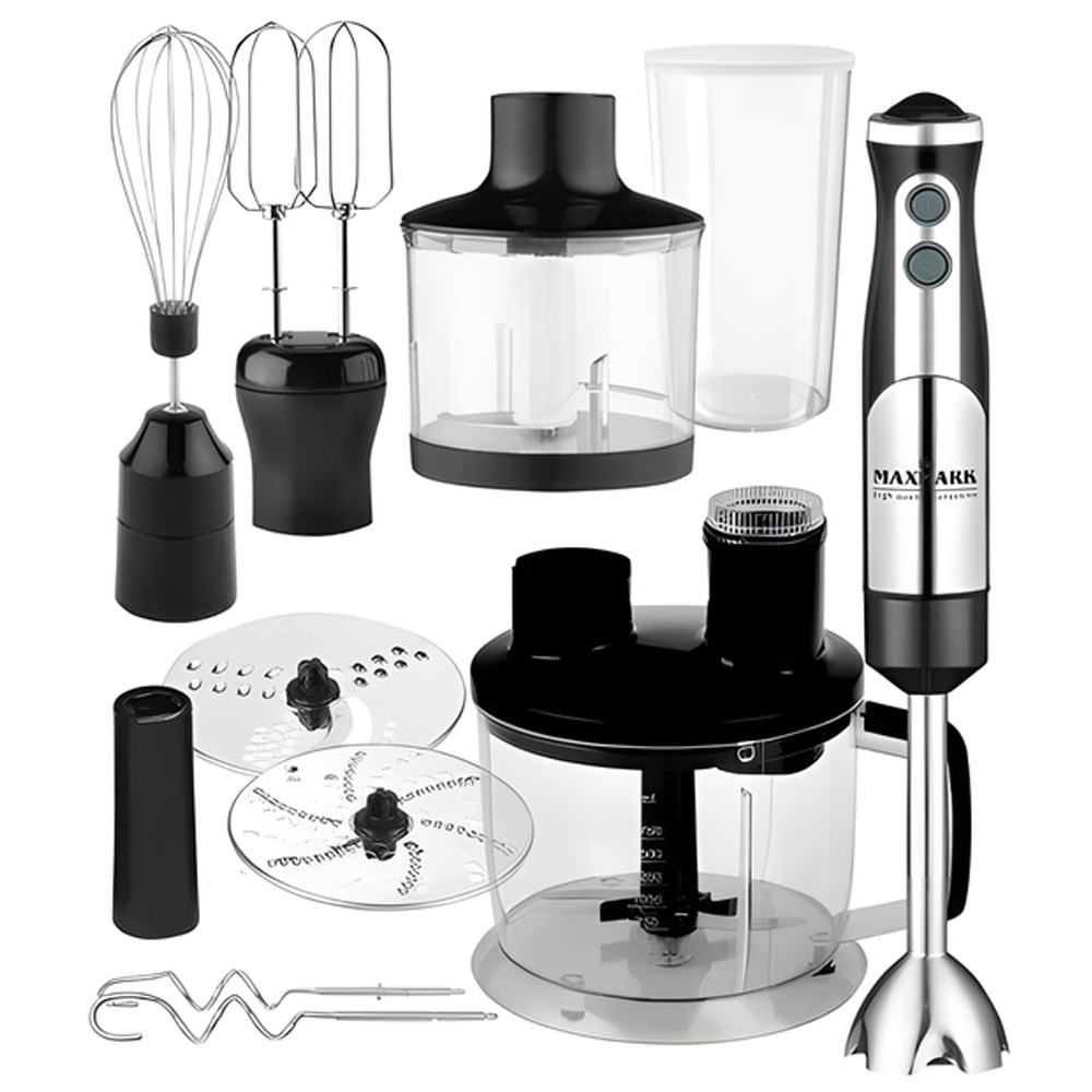 Blender Submersibil Maxmark MK-BL820 Negru / 2 viteze / 600 ml photo 1 Blender Submersibil Maxmark MK-BL820 Negru / 2 viteze / 600 ml photo 1
