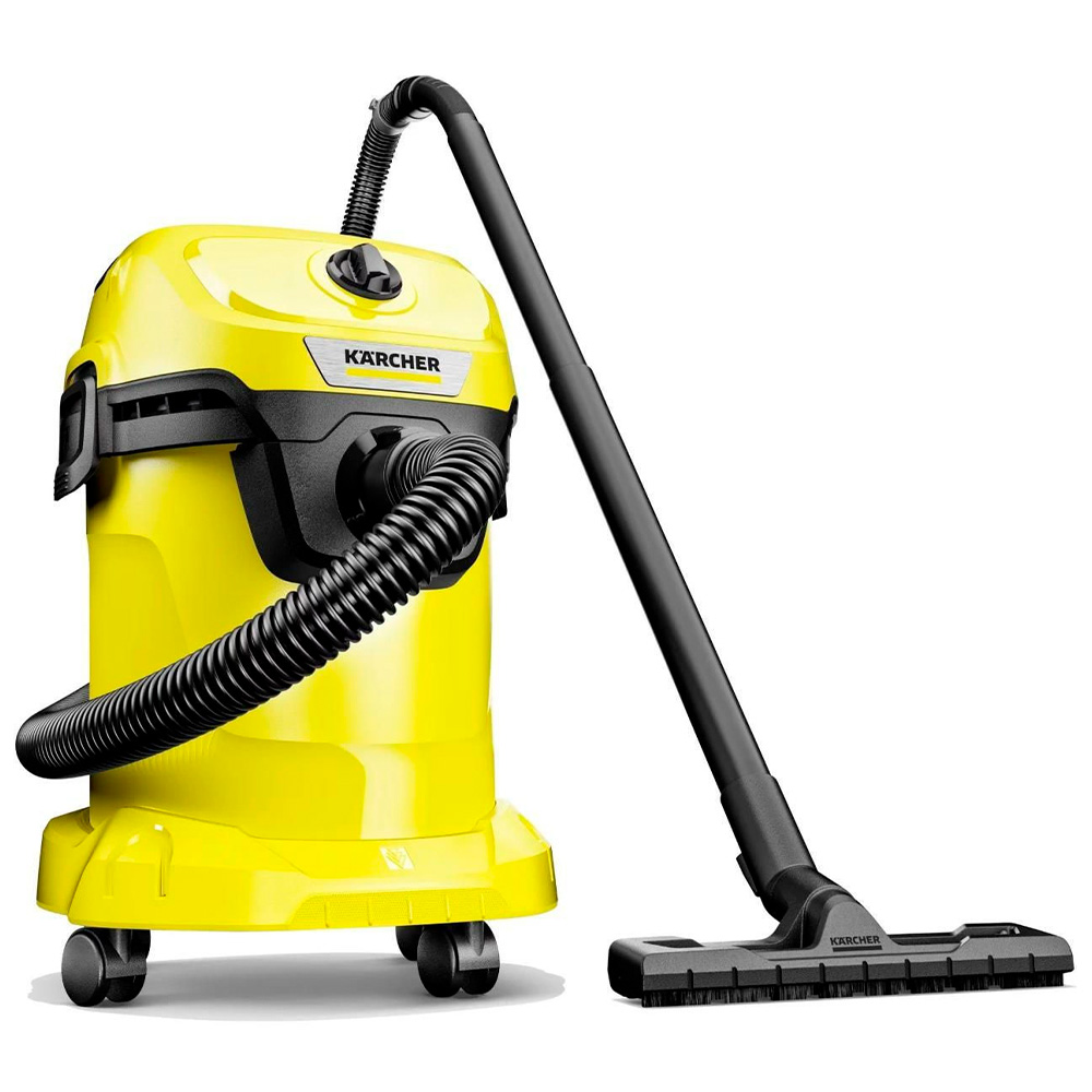 Пылесос с мешком Karcher WD3V17420 / 1000Вт / Желтый photo 10