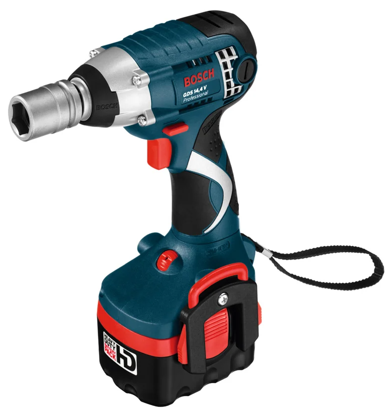 Аккумуляторный ударный гайковерт Bosch GDS 14,4 VE-2, 0601909H21 photo 1