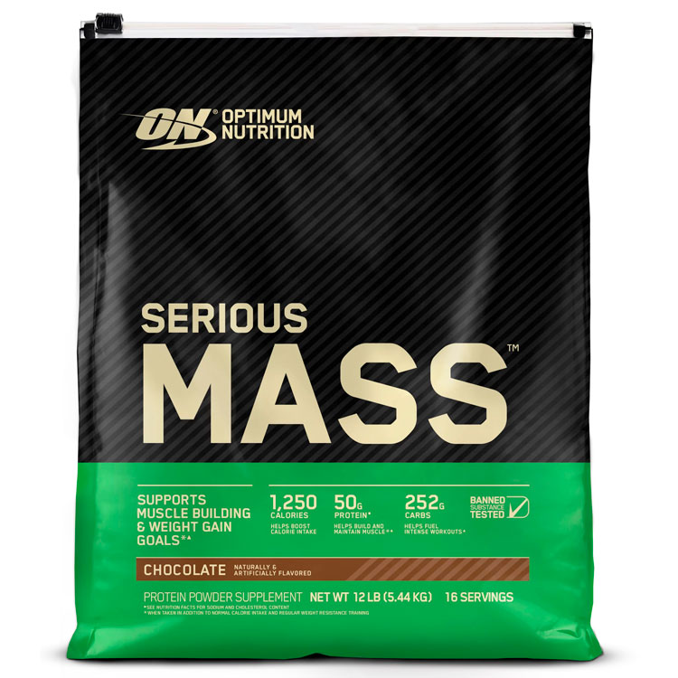 Gheiner Optimum Nutrition ON SERIOUS MASS CHOCOLATE 12LB photo 1