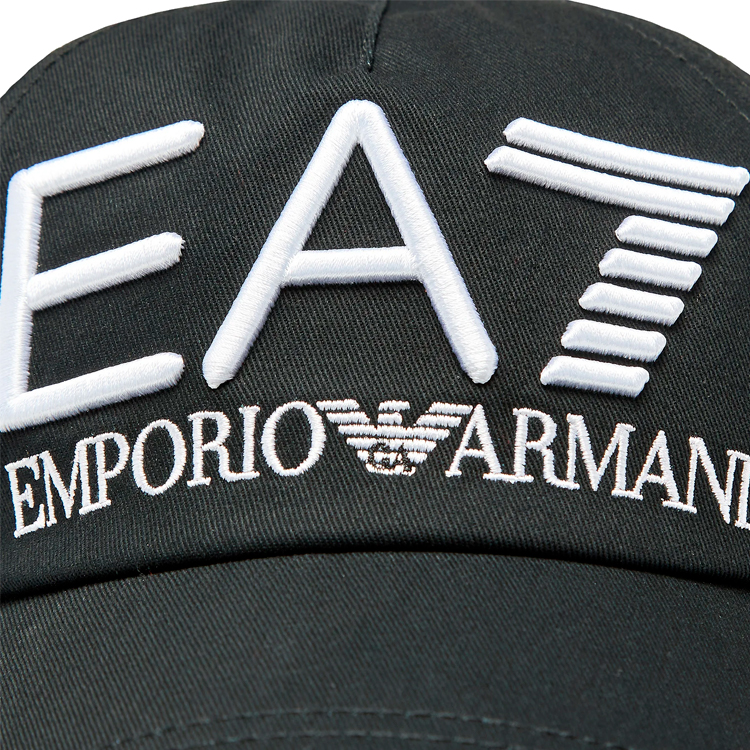 Chipiu EA7 EMPORIO ARMANI BASEBALL HAT S Negru-alb photo 2