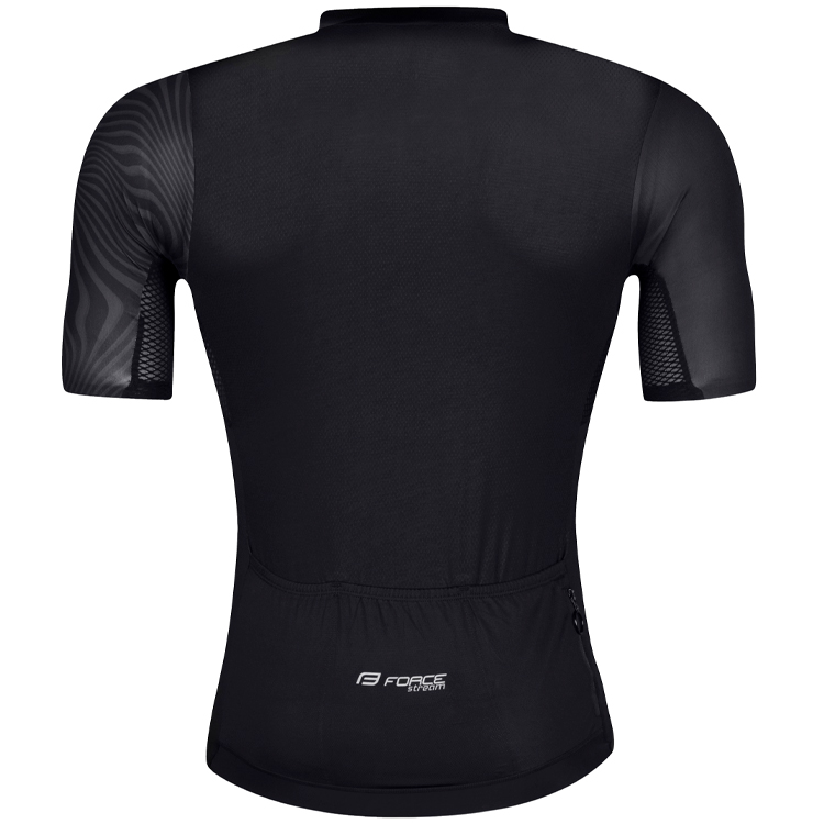 Tricou pentru ciclism Force STREAM short sleeves/Negru photo 2
