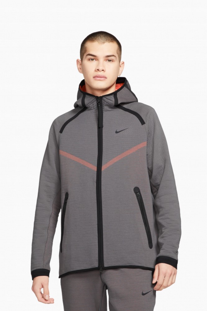 Hanorac pt bărbați Nike M NSW TCH PCK WR HOODIE FZ ENG L Gri photo 2