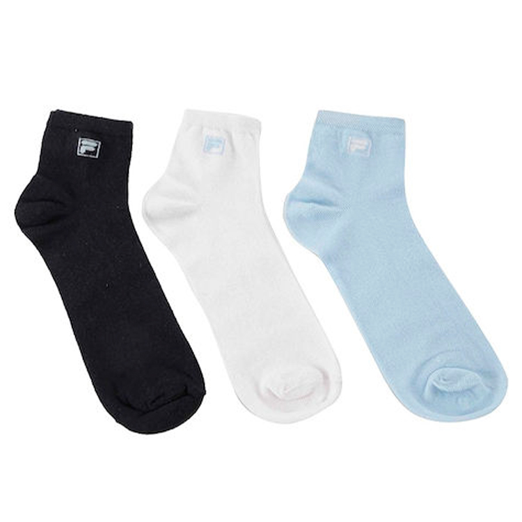 Носки Унисекс Fila QUARTER UNISEX 3 PAIRS PER PACK 35-38 Черный/Белый/Синий photo 3