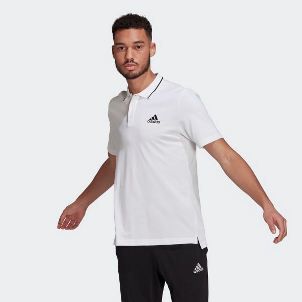 Tricou bărbătesc Adidas M SL PQ PS S Alb photo 2